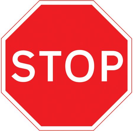 Stop sign