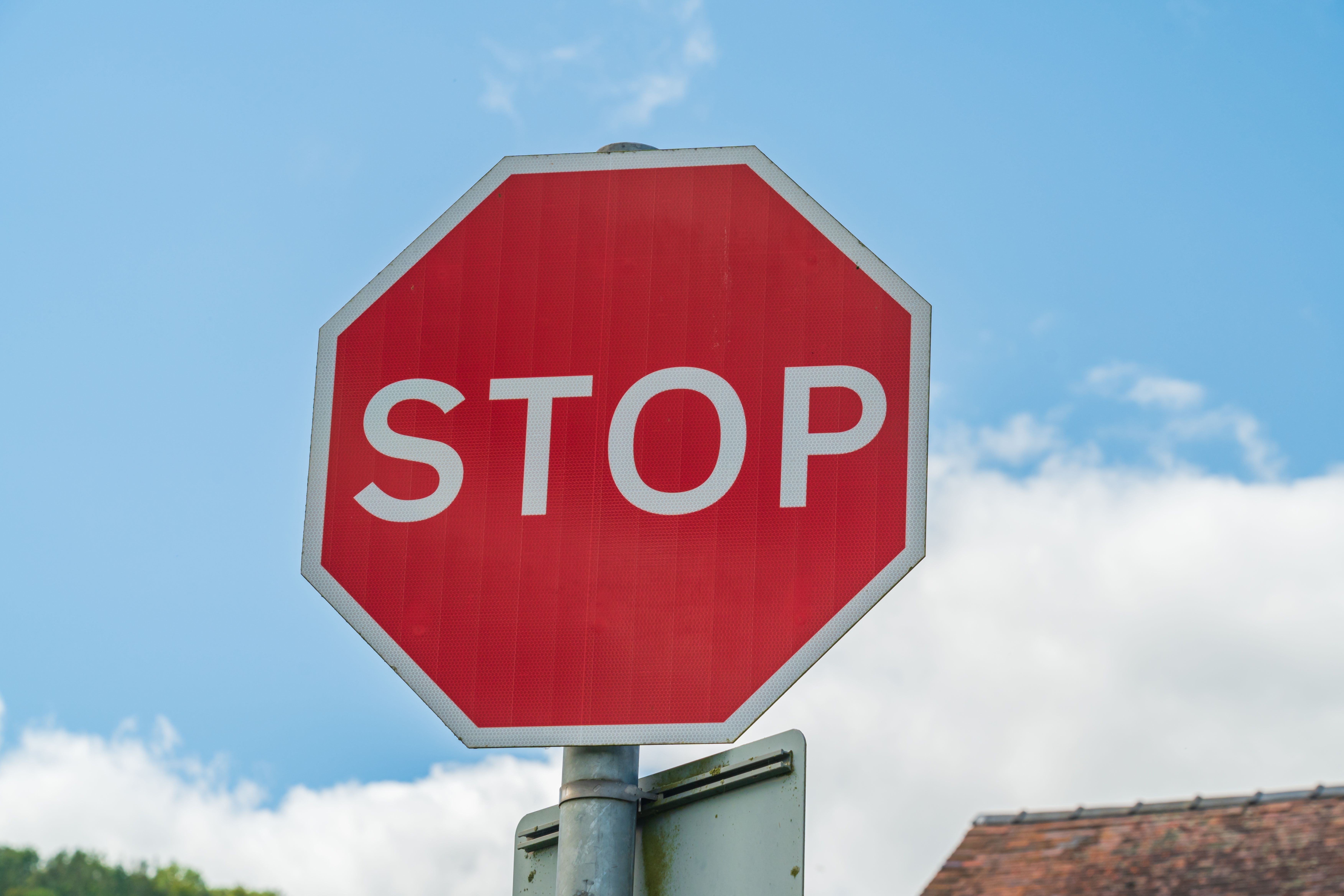 Stop sign